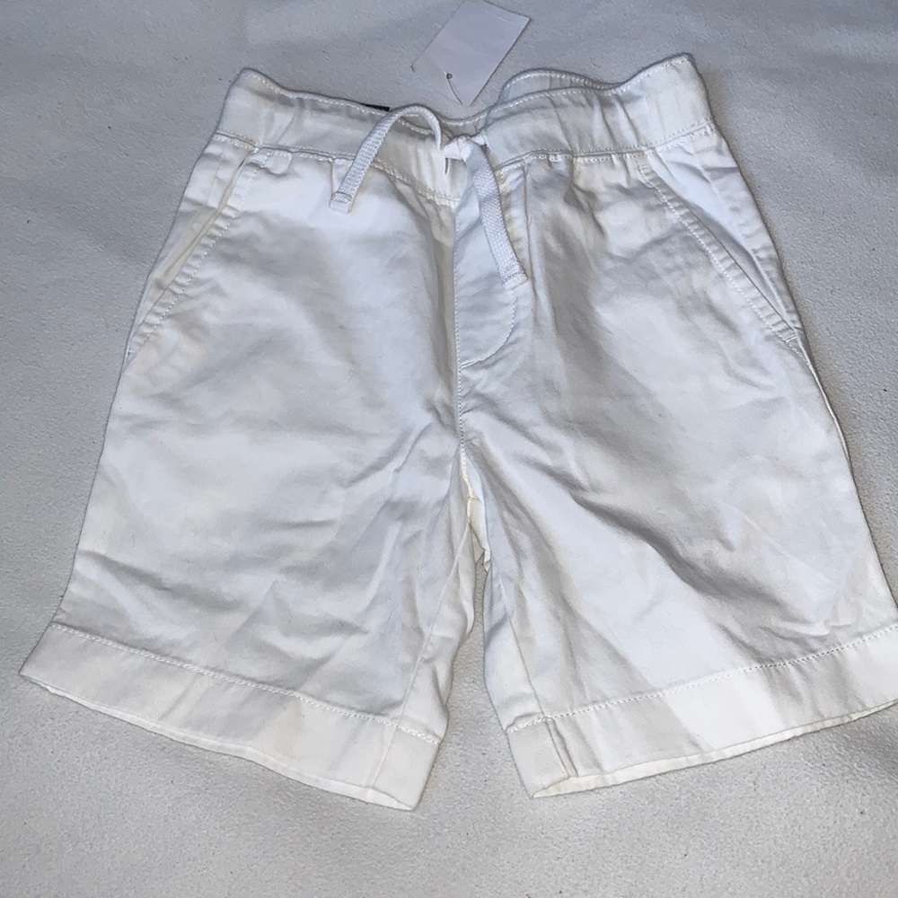 🆕 new Crewcuts size 5 boys white shorts